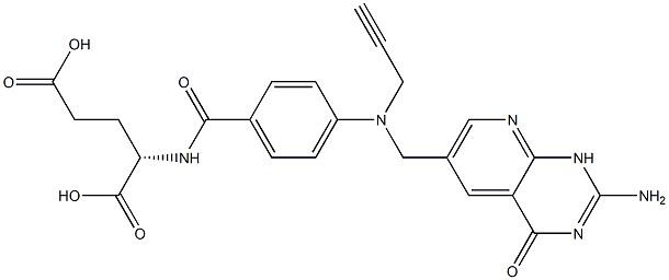 10-propargyl-5-deazafolic acid Structure