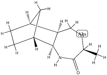 6,9-Methano-4,1-benzoxazepin-2(3H)-one,octahydro-3-methyl-,(3-alpha-,5a-bta-,6-alpha-,9-alpha-,9a-bta-)-(9CI) Structure