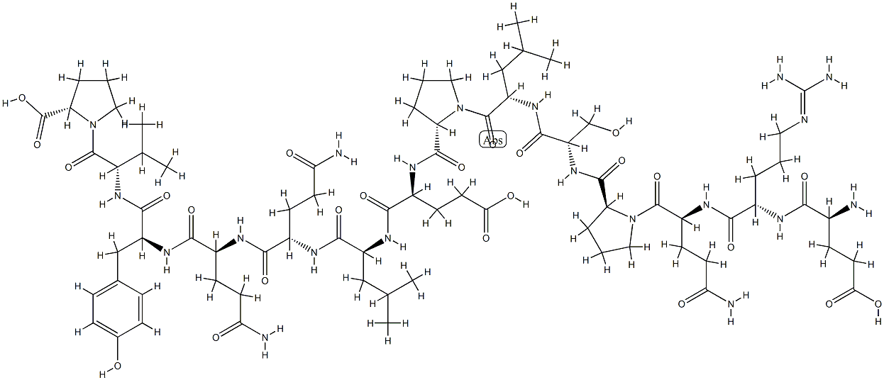 relaxin C-peptide Structure