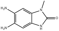 2H-Benzimidazol-2-one,5,6-diamino-1,3-dihydro-1-methyl-(9CI) 구조식 이미지