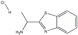 1-(1,3-benzothiazol-2-yl)ethanamine hydrochloride Structure