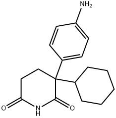 cyclohexylaminoglutethimide Structure