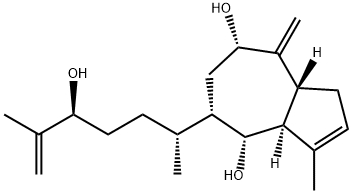 (3aS)-1,3aα,4,5,6,7,8,8aβ-Octahydro-5α-[(1R,4S)-4-hydroxy-1,5-dimethyl-5-hexenyl]-3-methyl-8-methyleneazulene-4α,7α-diol Structure