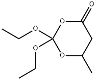 1,3-Dioxan-4-one,2,2-diethoxy-6-methyl-(9CI) Structure
