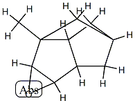 3,5-Methanopentaleno[1,2-b]oxirene,  octahydro-1b-methyl-,  (1-alpha-,1b-bta-,3-alpha-,4a-bta-,5-alpha-,5a-alpha-)-  (9CI) Structure