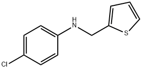 4-chloro-N-(thiophen-2-ylmethyl)aniline 구조식 이미지