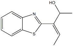 2-Benzothiazoleethanol,beta-ethylidene-alpha-methyl-(9CI) Structure