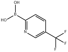 5-(trifluoromethyl)pyridin-2-ylboronic acid Structure