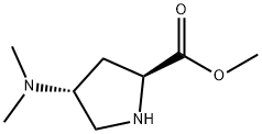 메틸(4R)-4-(디메틸아미노)-L-프롤리네이트(SALTDATA:2HCl) 구조식 이미지