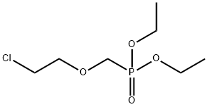 디에틸[(2-클로로에톡시)메틸]포스포네이트 구조식 이미지