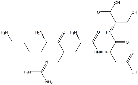 Lys-arg-asp-ser Structure
