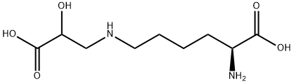 3-(N(epsilon)-lysino)lactic acid Structure