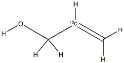 Allyl  alcohol-2-13C Structure