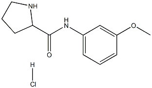 N-(3-methoxyphenyl)pyrrolidine-2-carboxamide Structure