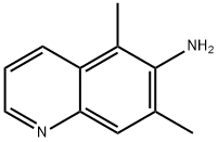 6-퀴놀린아민,5,7-디메틸-(9CI) 구조식 이미지