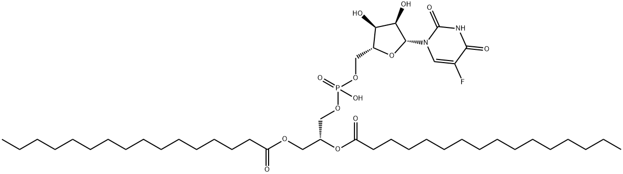 1,2-dipalmitoylphosphatidylfluorouridine Structure