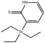 2(1H)-피리딘티온,3-(트리에틸실릴)-(9CI) 구조식 이미지