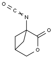 3-Oxabicyclo[3.1.1]heptan-2-one,1-isocyanato-(9CI) Structure