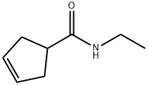 3-Cyclopentene-1-carboxamide,N-ethyl-(9CI) Structure