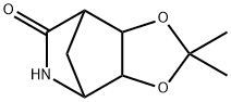 2,2-Dimethyltetrahydro-4,7-Methano[1,3]Dioxolo[4,5-C]Pyridin-6(3aH)-One(WXC03101) 구조식 이미지