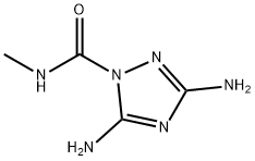 1H-1,2,4-Triazole-1-carboxamide,3,5-diamino-N-methyl-(9CI) Structure