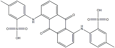 Anthraquinone violet Structure