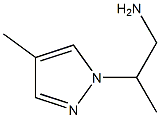 2-(4-methyl-1H-pyrazol-1-yl)-1-propanamine(SALTDATA: HCl) 구조식 이미지