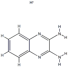 2,3-퀴녹살린디아민,공액모노산(9CI) 구조식 이미지