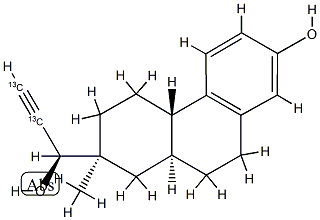 3-hydroxy-14,15-secoestra-1,3,5(10)-trien-15-yn-17-one 구조식 이미지