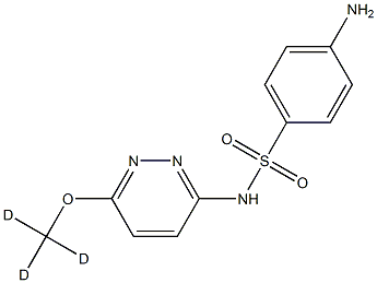SulfaMethoxypyridazine-D3 Structure