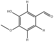 3-Hydroxy-4-methoxybenzaldehyde-2,5,6-d3 Structure