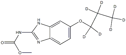 Oxibendazole D7 구조식 이미지