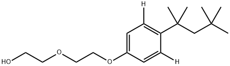 4-tert-Octylphenyl-3,5-D2 Diethoxylate Solution, 1ug/ml in Acetone Structure