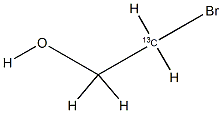 Ethylene-2-13C  bromohydrin 구조식 이미지