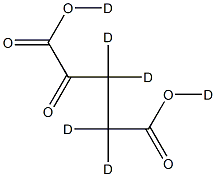 α-케토글루타르산-d6,α-케토펜탄산-d6 구조식 이미지