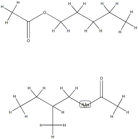 AMyl acetate, Mixture of isoMers 구조식 이미지
