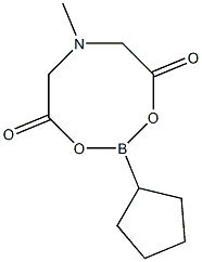 Cyclopentylboronic  acid  MIDA  ester 구조식 이미지