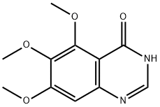 5,6,7–트리메톡시–퀴나졸린–4(3H)–하나 구조식 이미지