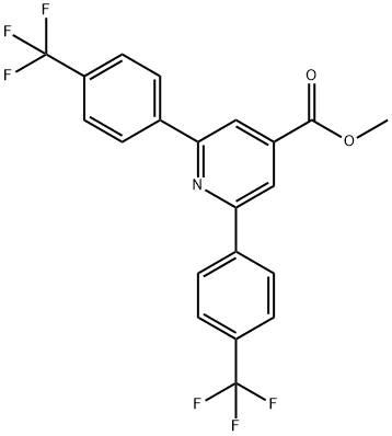 METHYL 2,6-BIS(4-(TRIFLUOROMETHYL)PHENYL)ISONICOTINATE(WXC06083) 구조식 이미지