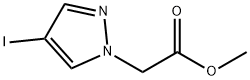 메틸(4-요오도-1H-피라졸-1-일)아세테이트(SALTDATA:FREE) 구조식 이미지