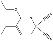 2,2(3H)-Pyridinedicarbonitrile,6-ethoxy-5-ethyl-(9CI) Structure