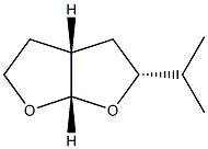 Furo[2,3-b]furan, hexahydro-2-(1-methylethyl)-, (2alpha,3aba,6aba)- (9CI) Structure
