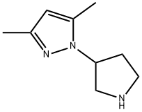 3,5-dimethyl-1-pyrrolidin-3-yl-1H-pyrazole Structure