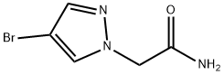 2-(4-브로모-1H-피라졸-1-일)아세트아미드(SALTDATA:무료) 구조식 이미지