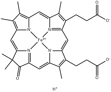 ferric oxochlorin Structure