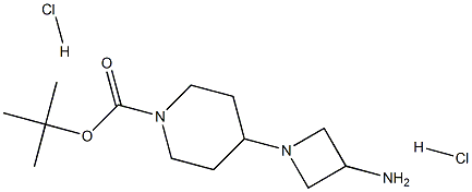 (1-BOC-피페리딘-4-YL-아제티딘-3-YL)-아민-2HCl 구조식 이미지