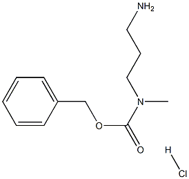 1-N-CBZ-1-N-메틸-1,3-디아미노프로판-HCl 구조식 이미지