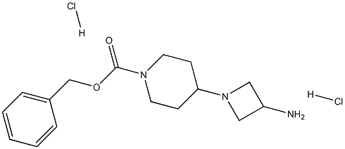 (1-CBZ-피페리딘-4-YL-아제티딘-3-YL)-아민-2HCl 구조식 이미지