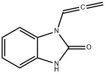 2H-Benzimidazol-2-one,1,3-dihydro-1-(1,2-propadienyl)-(9CI) 구조식 이미지