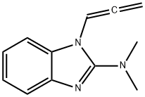 1H-Benzimidazol-2-amine,N,N-dimethyl-1-(1,2-propadienyl)-(9CI) Structure